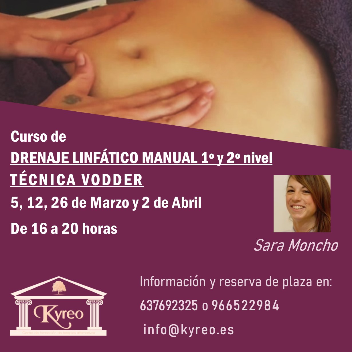 Curso de DLM Vodder en kyreo